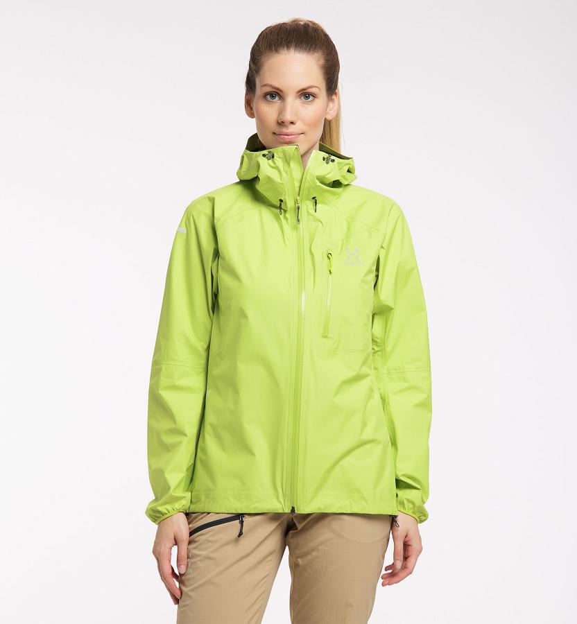 Haglöfs L.I.M Waterproof Jacket Light Green For Womens BGRZN7201 Australia